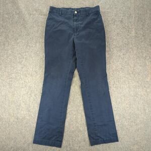 Southern Tide Pants Mens 32 Blue Channel Marker II Chino Flat Front Stretch